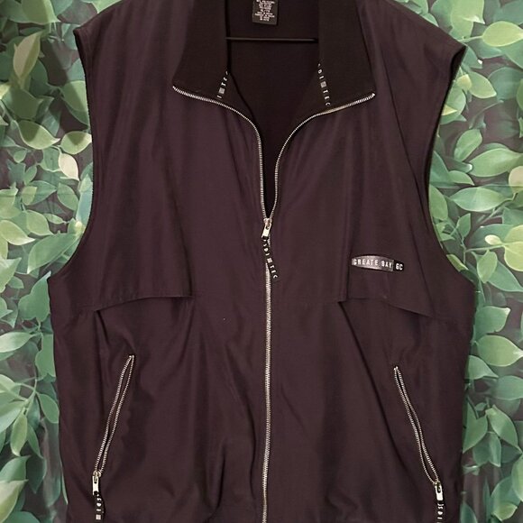 SDI Tech Great Bay GC Black Zip Up Golf Vest Size XL Fleece Lining NWOT - Picture 1 of 4